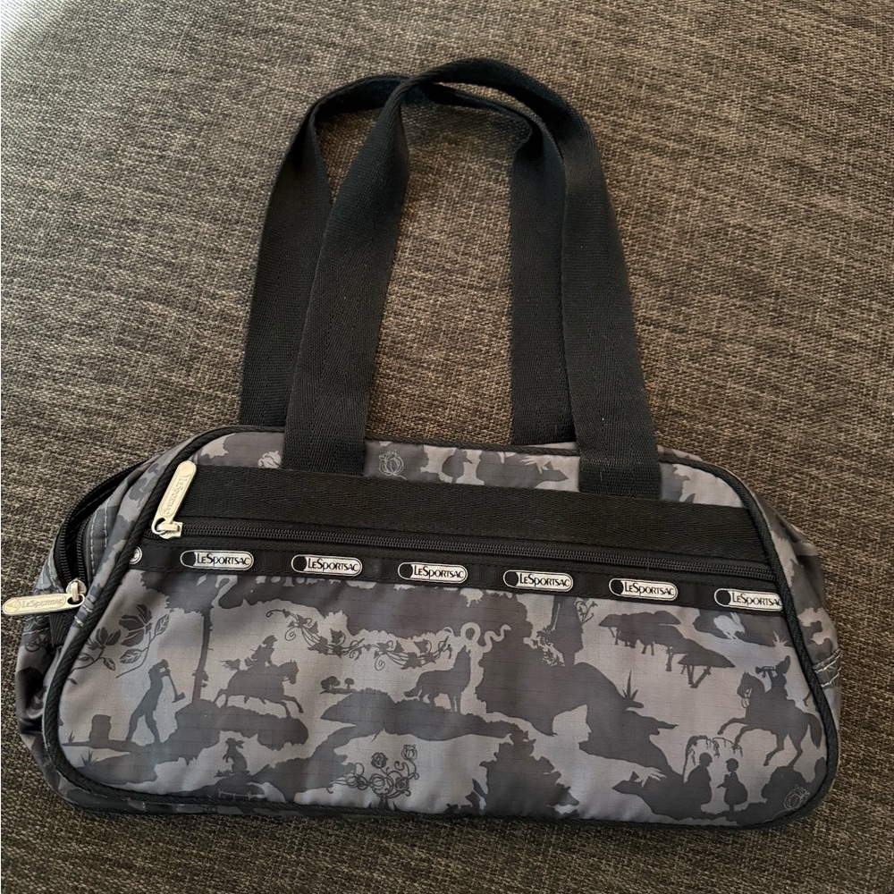 LeSportsac Black and Gray Patterned Bag
